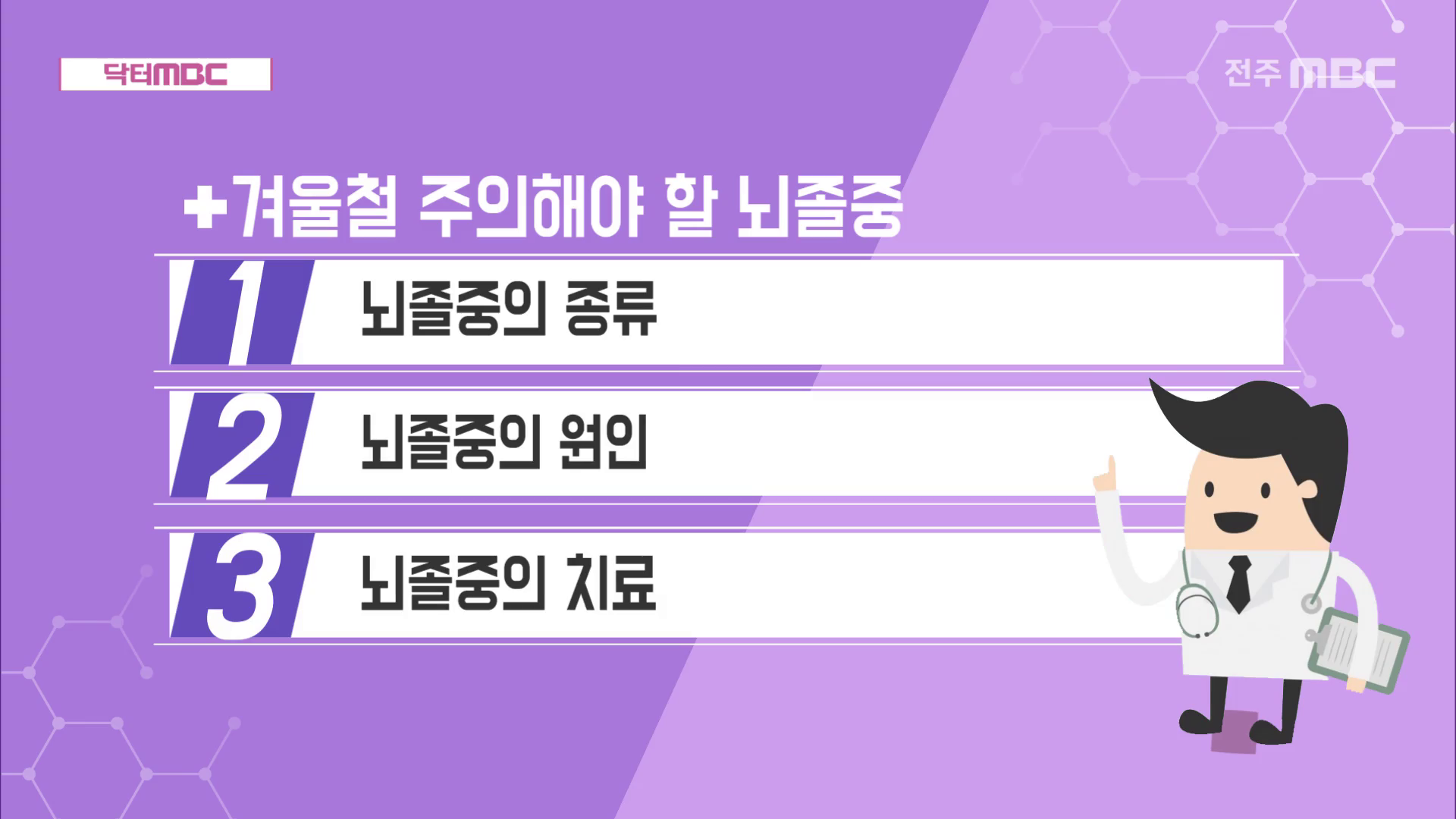 겨울철 주의해야 할 뇌졸증