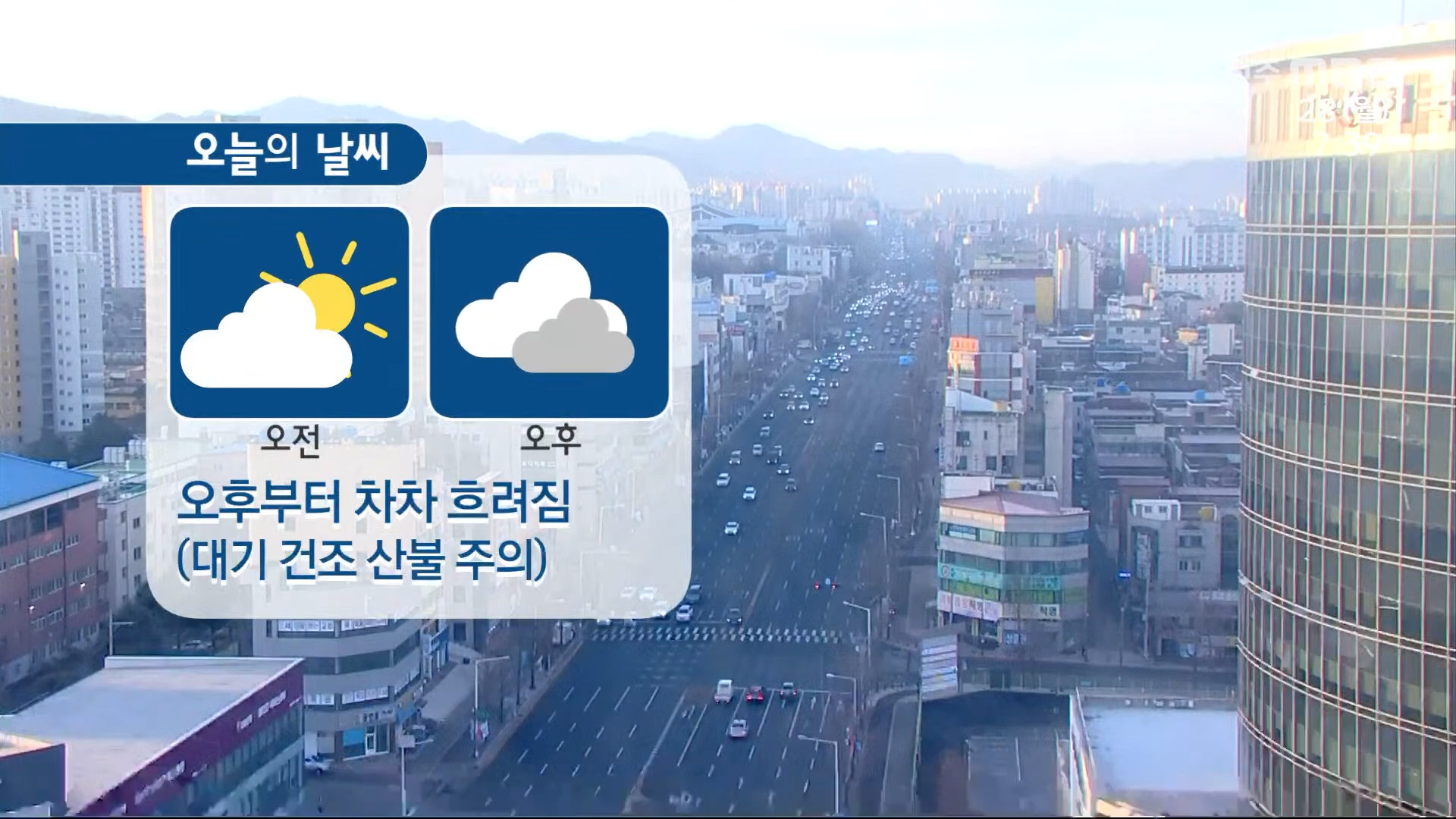 전북 지역 낮 기온 10도 이상으로 오르며 포근