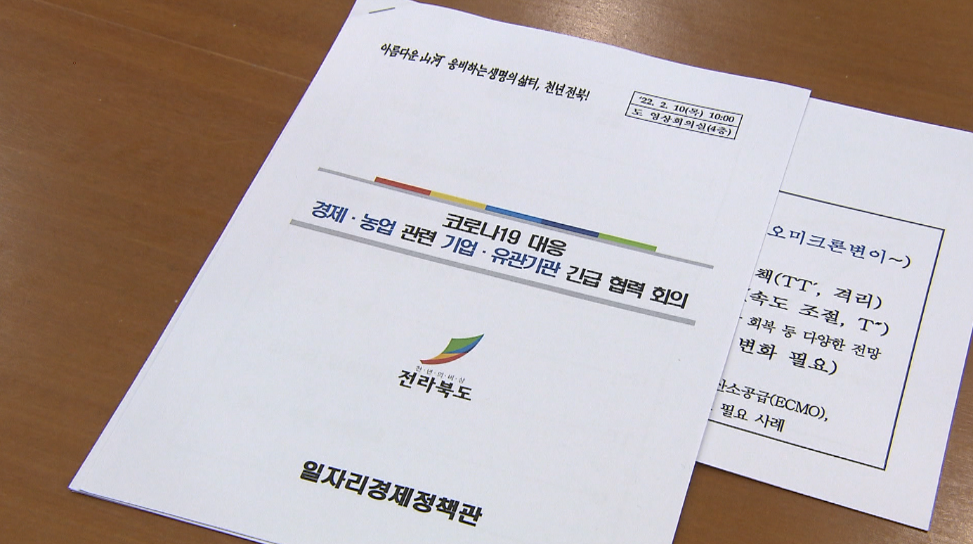 도, 경제·농업 단체와 코로나19 대응 논의