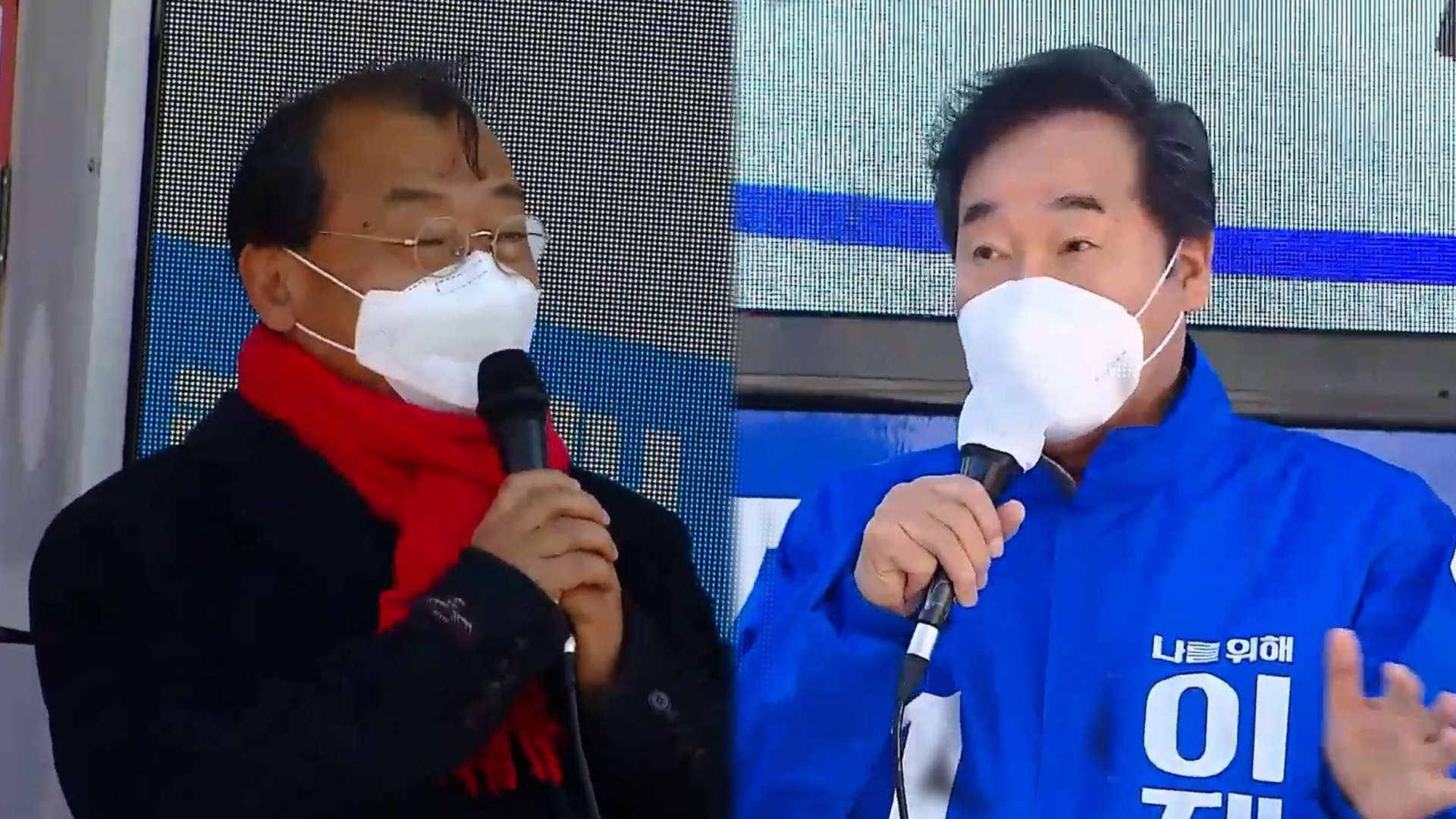 대선 사흘 전, 전직 당 대표들 전북에서 유세전