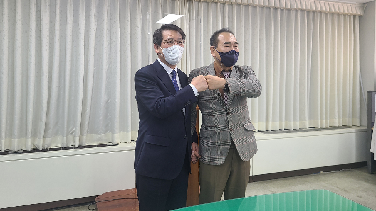 문택규·박재만 출마예정자 군산시장 후보 단일화 합의