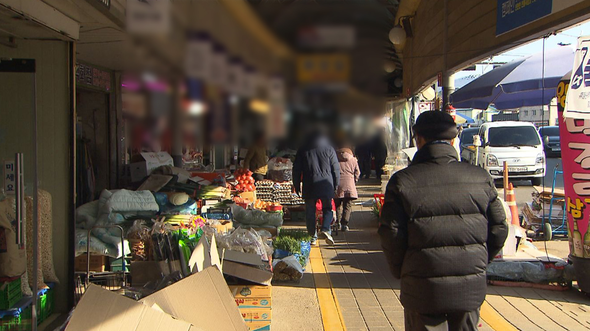 전주 모래내시장 주변 노점상 정비 추진