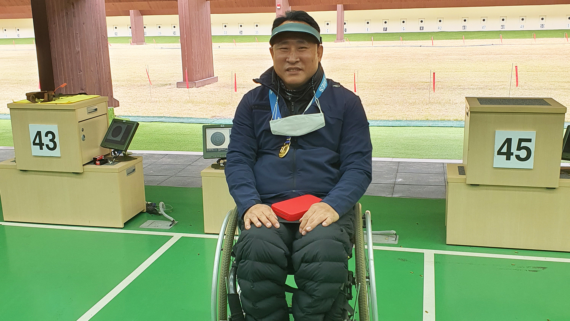'50미터 권총사격' 전북 유영권, 장애인체전 세계신기록