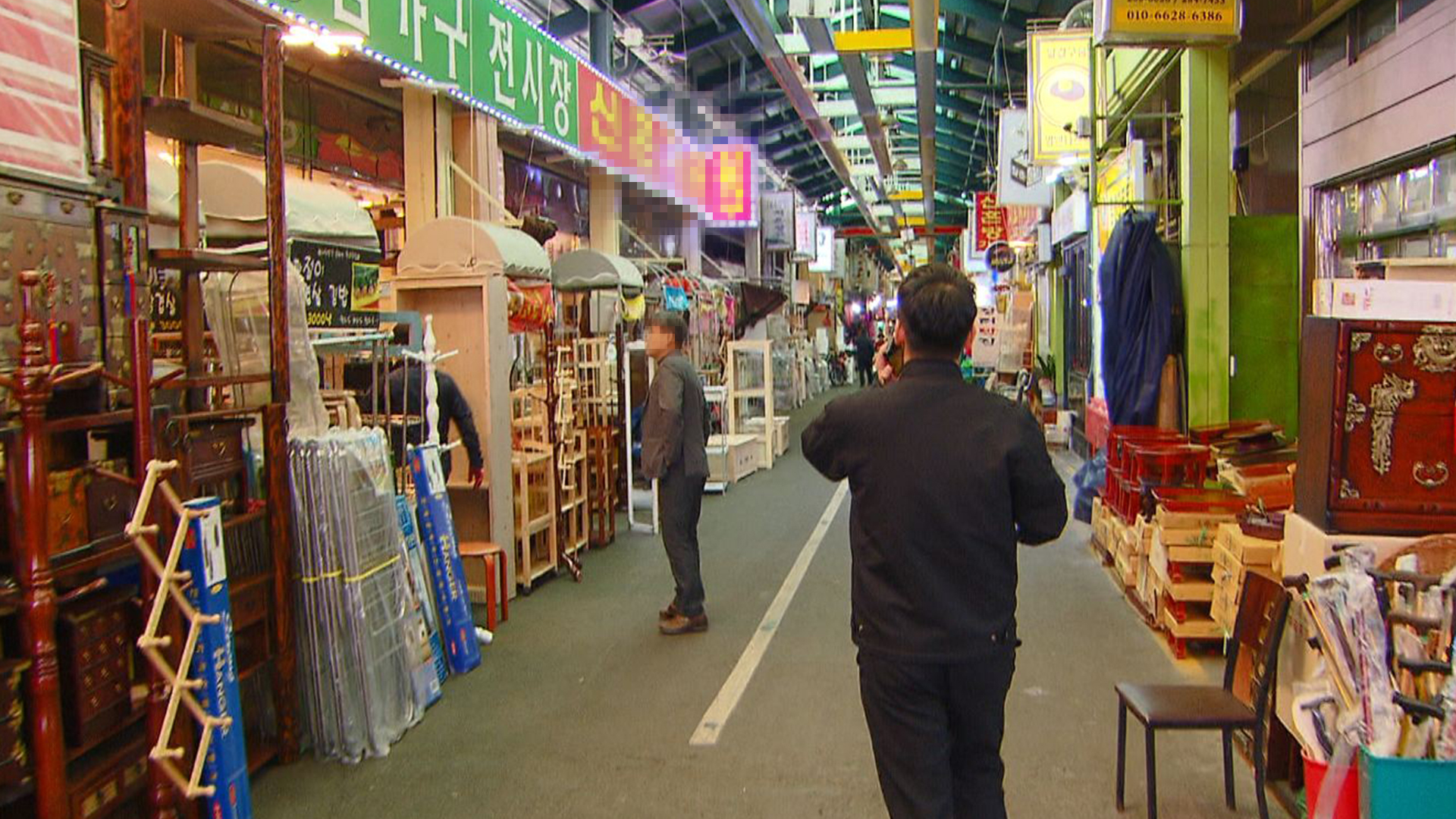 전통시장 아케이드 67% 폴리카보네이트..교체 시급