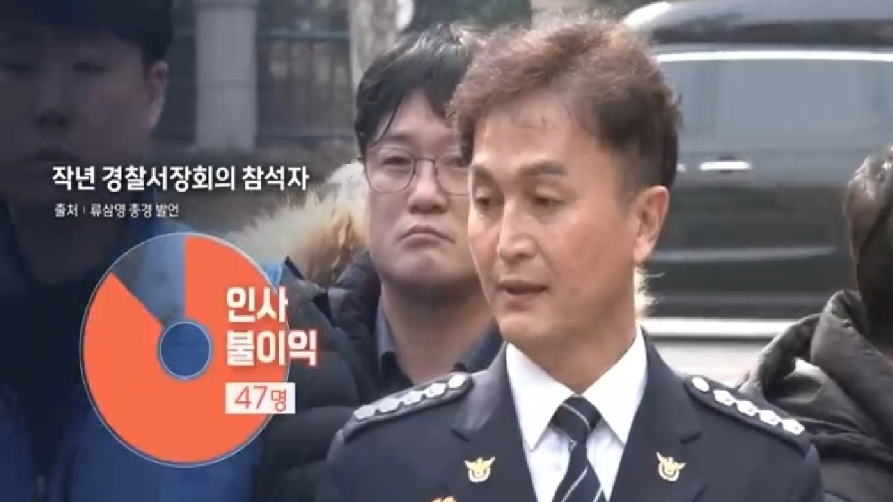 '총경회의 주도' 류삼영 사직.. 