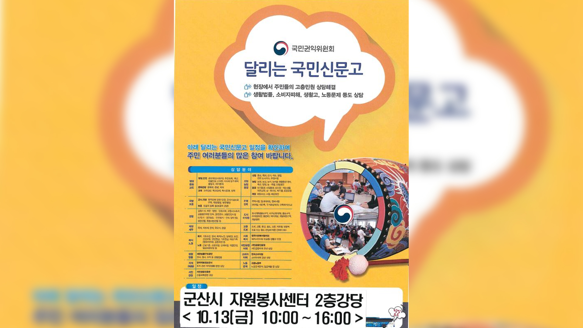 군산시-국민권익위, 달리는 국민신문고 운영