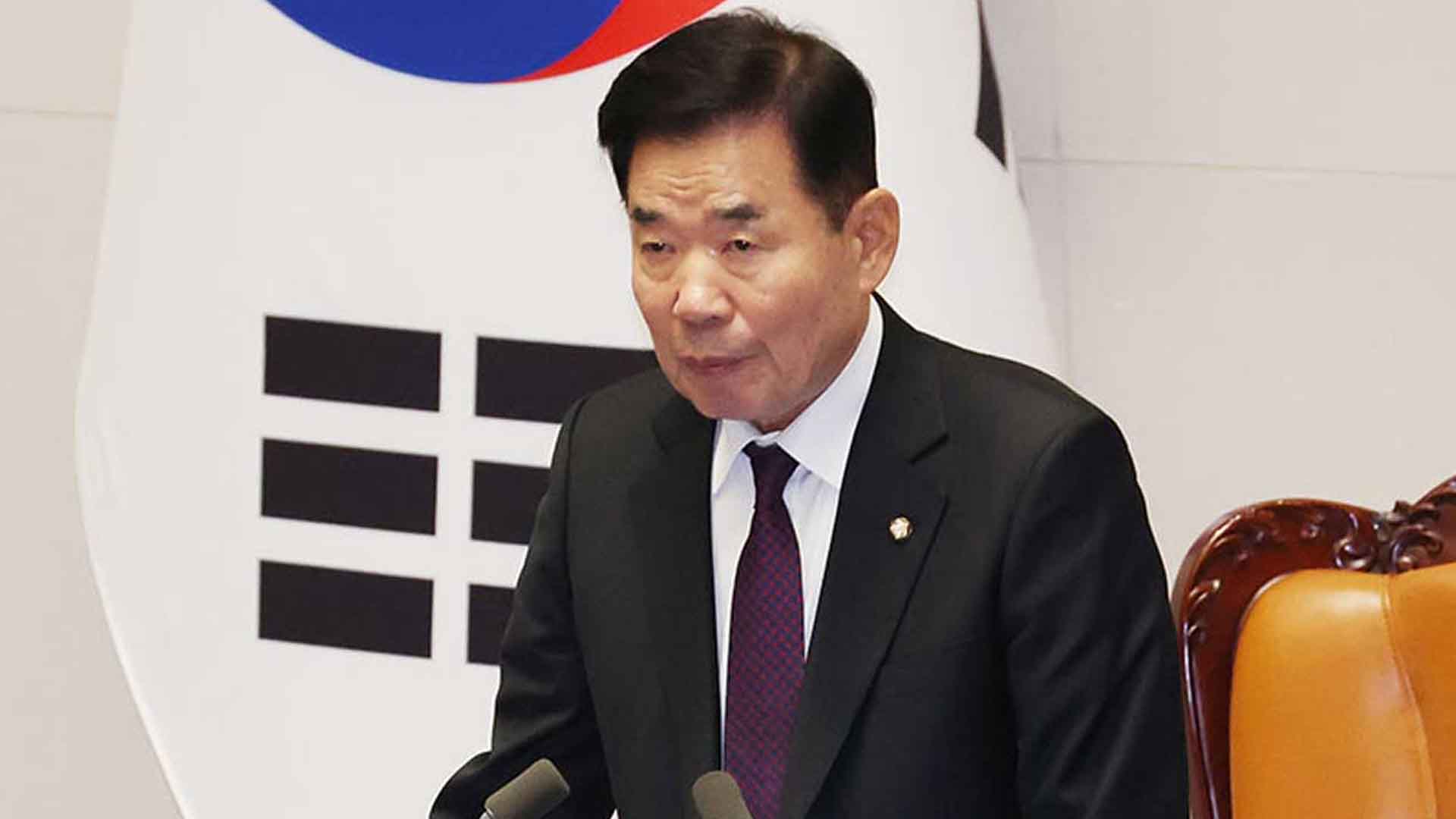 김진표 국회의장, '강성희 강퇴 논란'에 