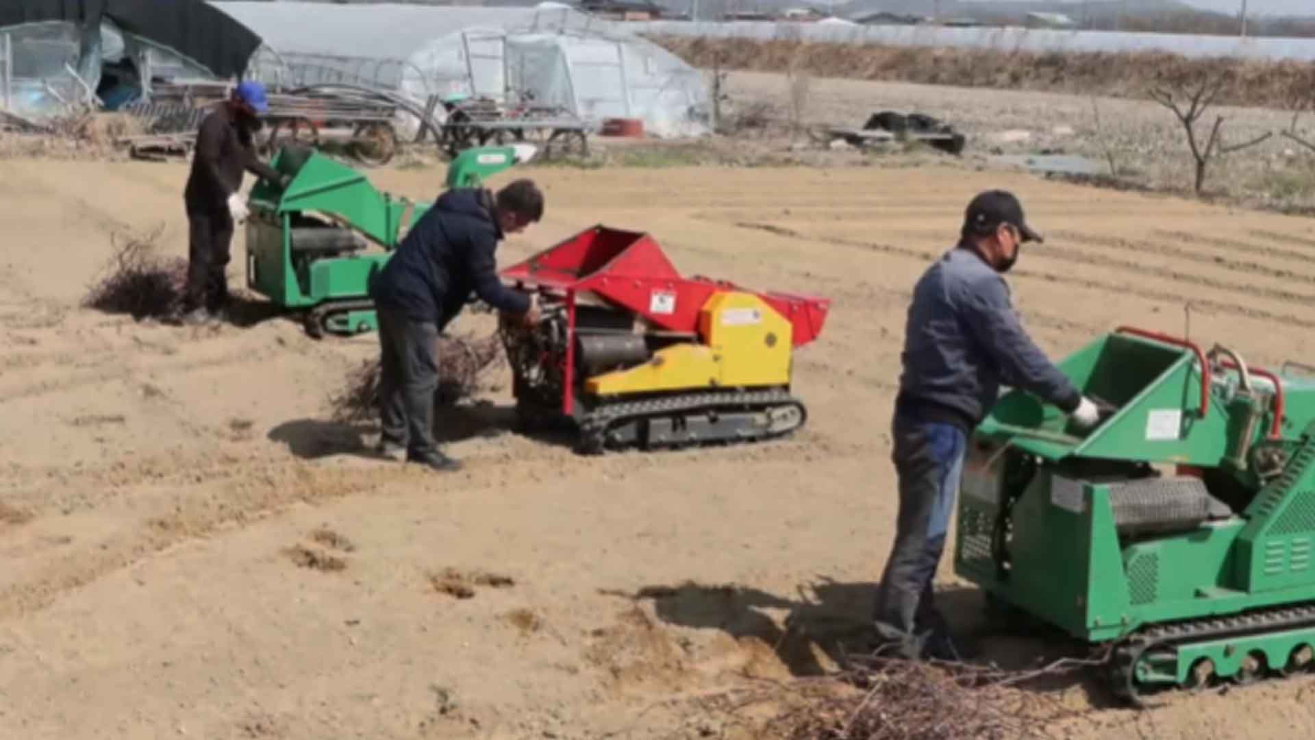 고창군, 영농부산물 파쇄 지원