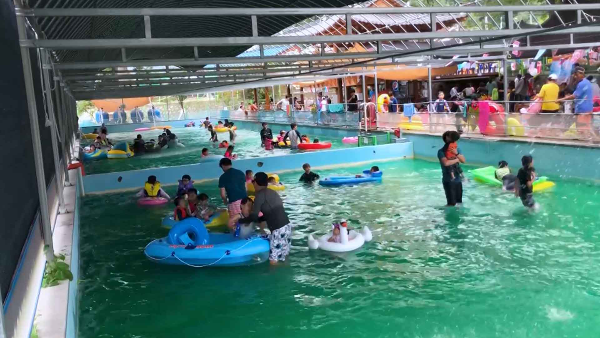 진안 성수면 포동마을 물놀이장 개장