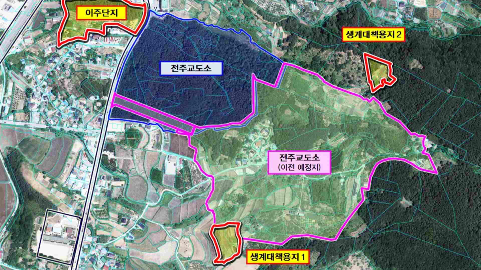 전주교도소 이주단지 조성공사, 오는 2026년 완공 예정