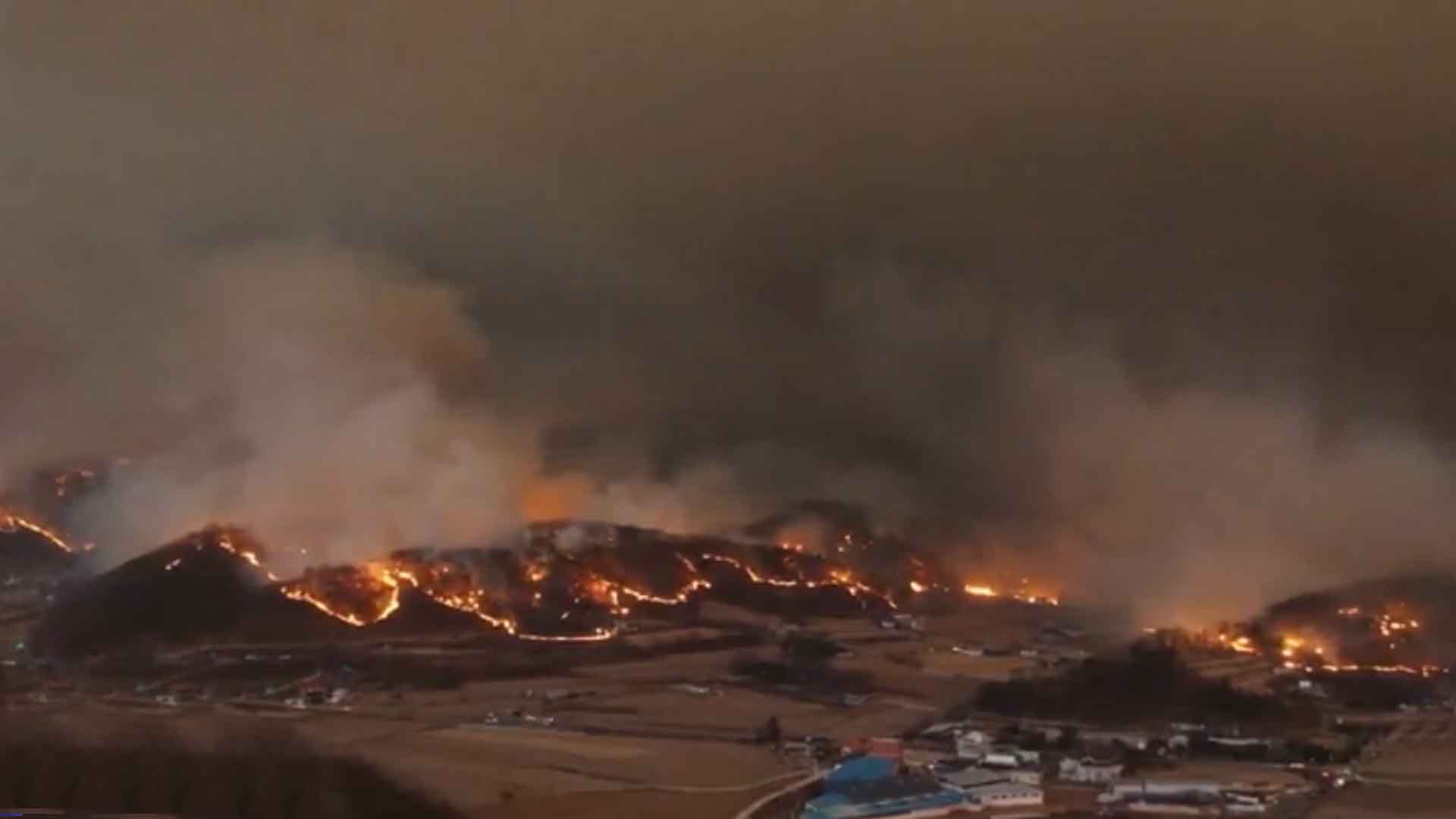 경북 북부권 산불로 18명 사망.. 대부분 노약자