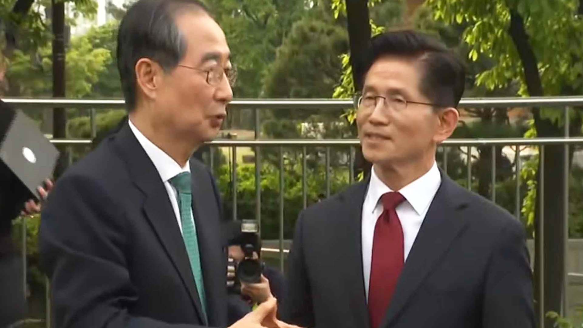 김문수·한덕수 '접점 찾지 못한 채' 회담 종료