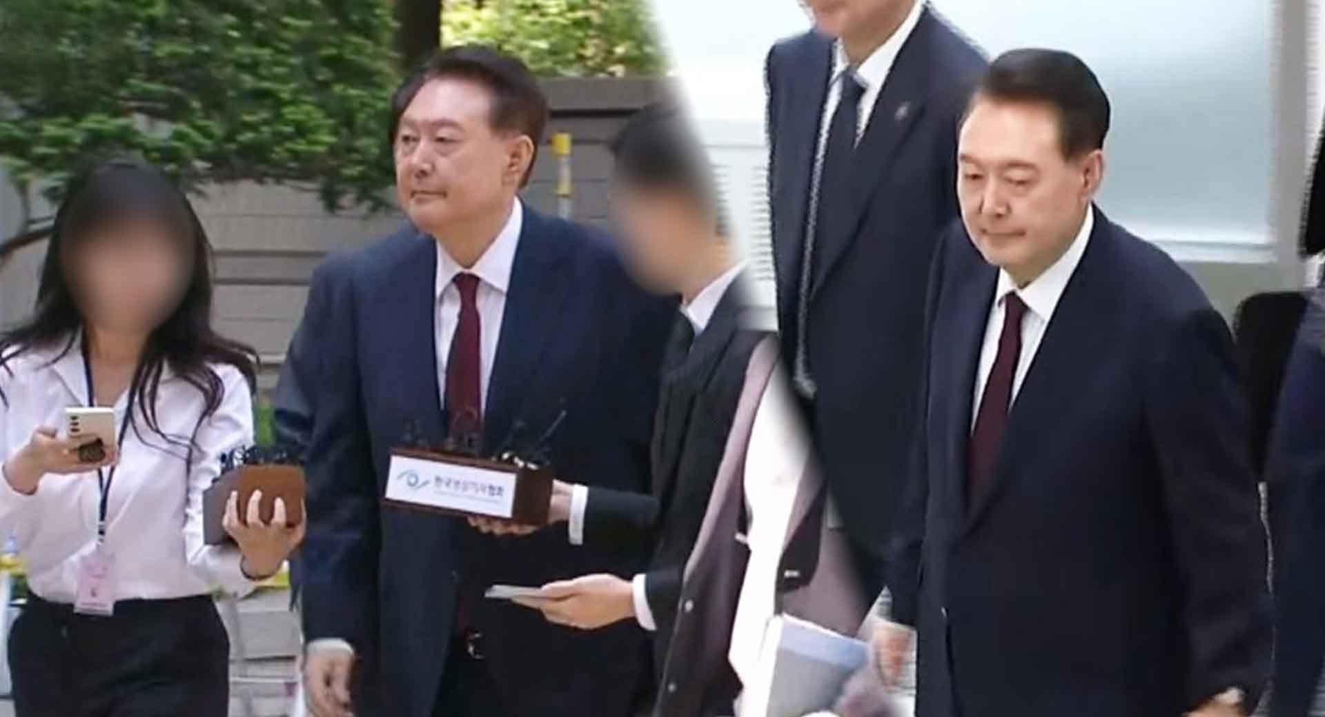 '내란 우두머리 혐의' 尹, 첫 법원 공개출석