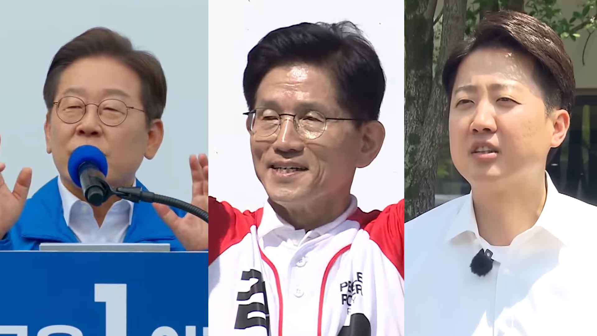 이재명 49.2%, 김문수 36.8%, 이준석 10.3% [리얼미터]