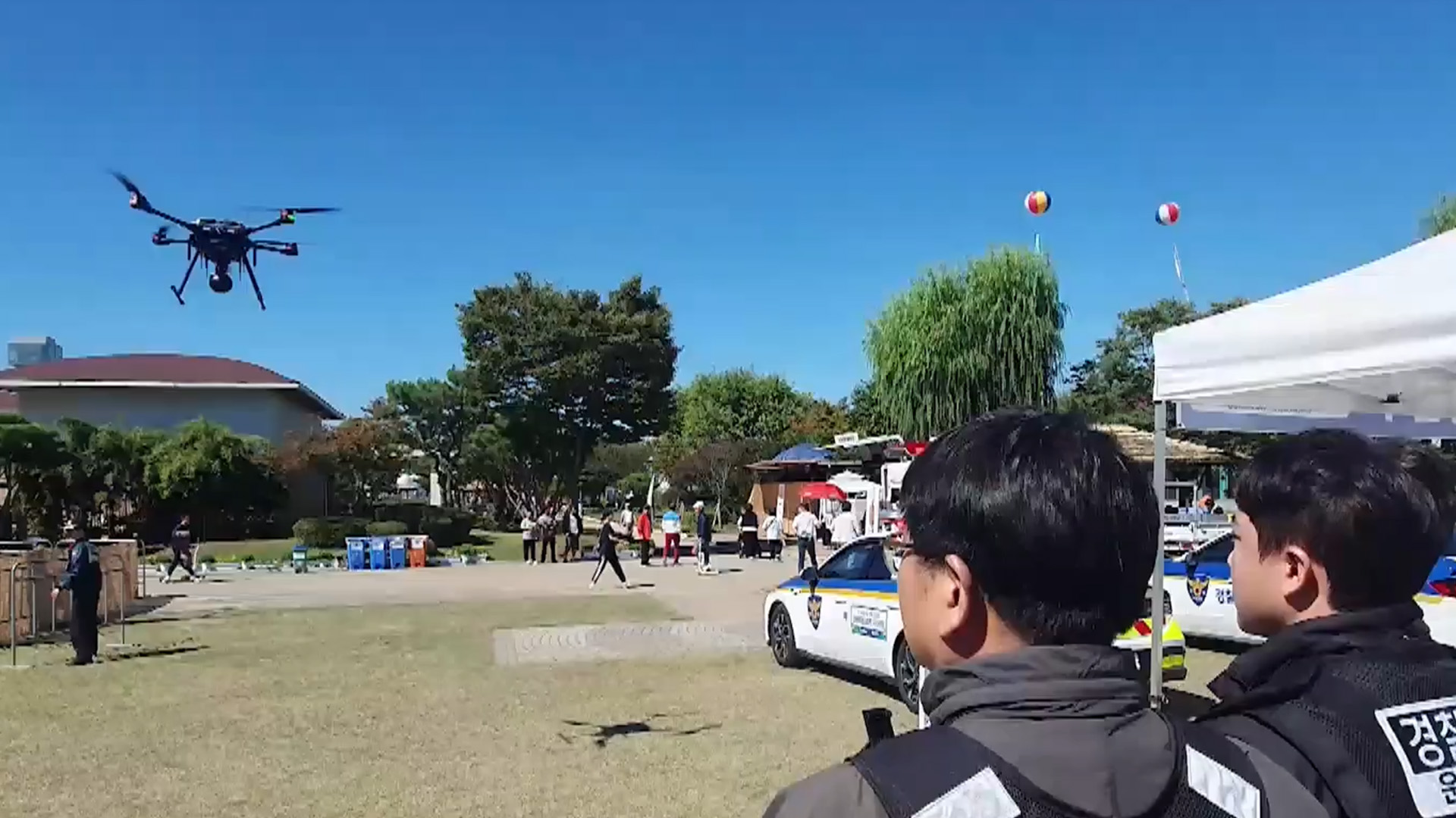 전북경찰, 드론 영상관제차량 도입.. 실종자 수색 등 활용