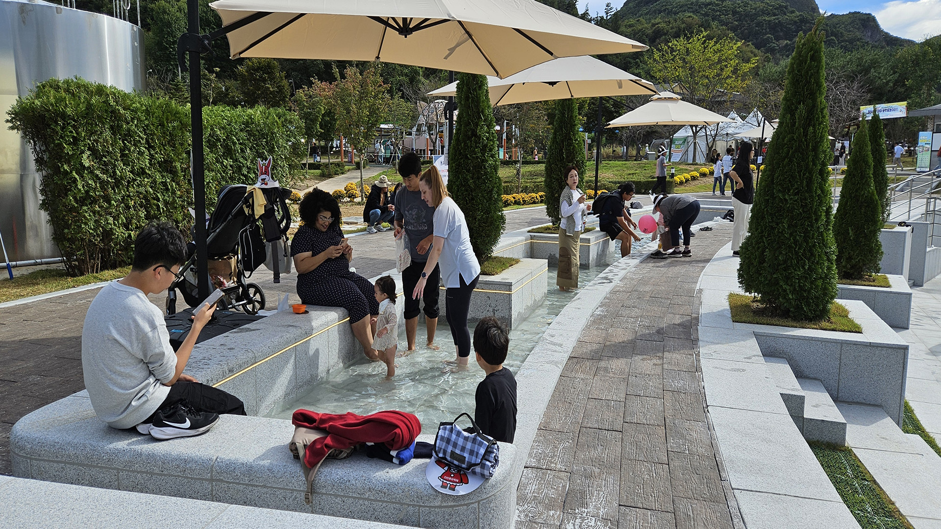 진안군, 마이산에 야외족욕장 조성