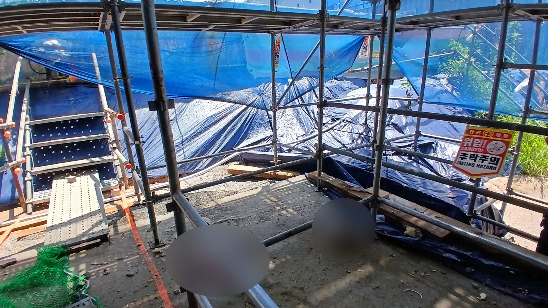 완주 건물 신축 공사장서 60대 노동자 추락해 중상