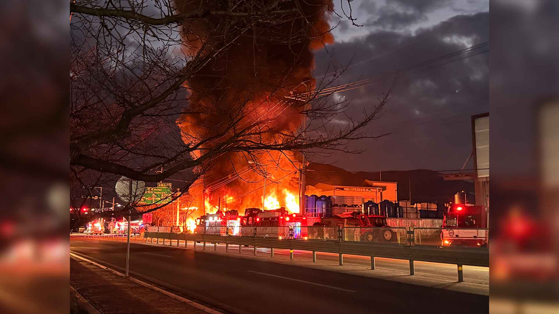 순창 싱크대공장 화재.. 3명 화상으로 중경상