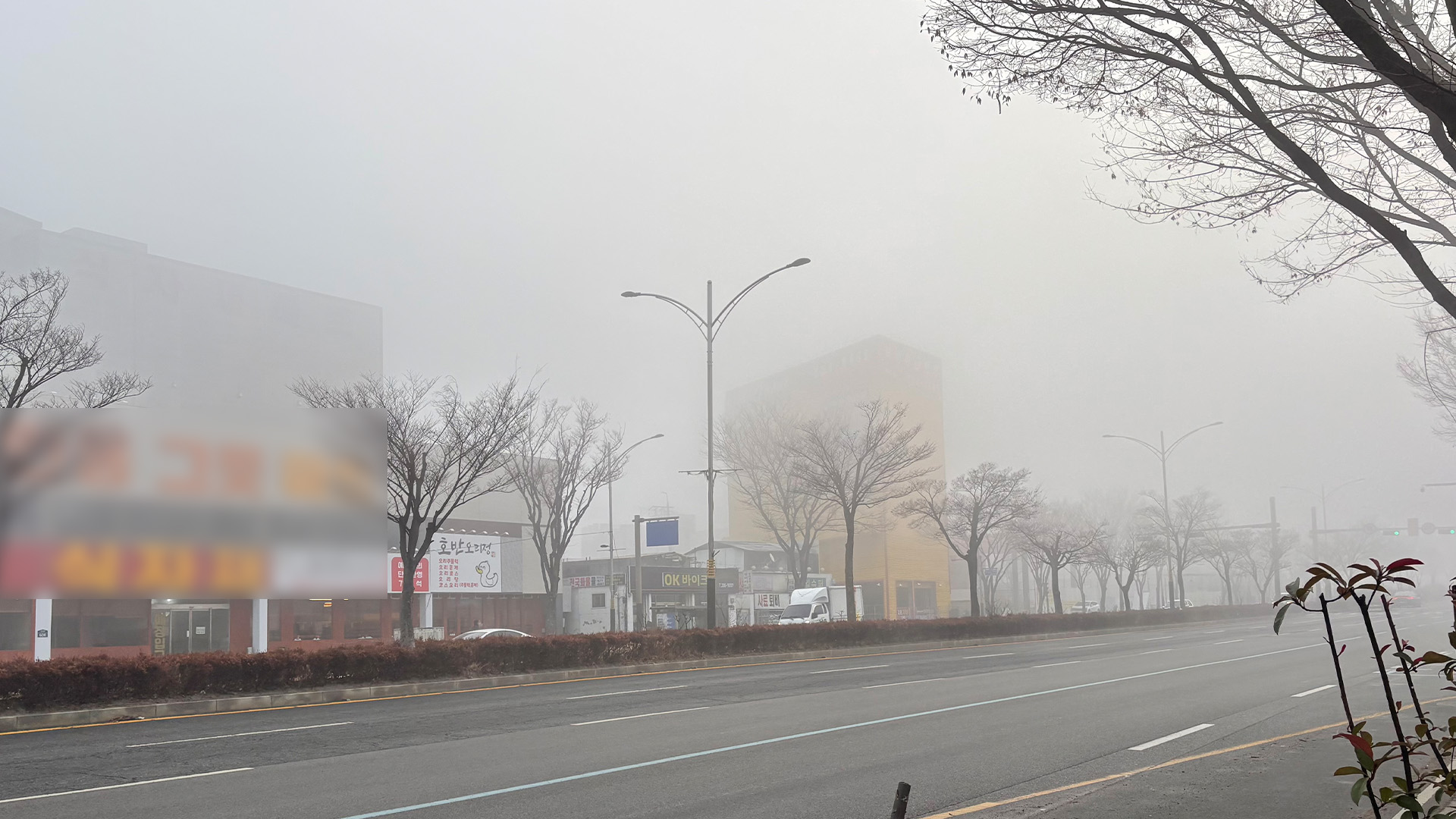 오전 중 짙은 안개.. 미세먼지 '나쁨'