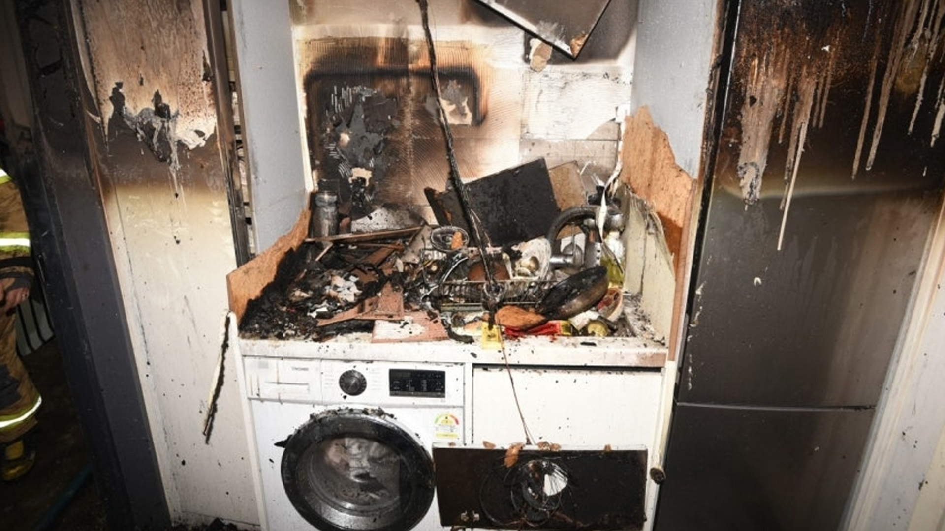 주택 화재로 타 죽은 고양이.. 고양이가 불 냈나