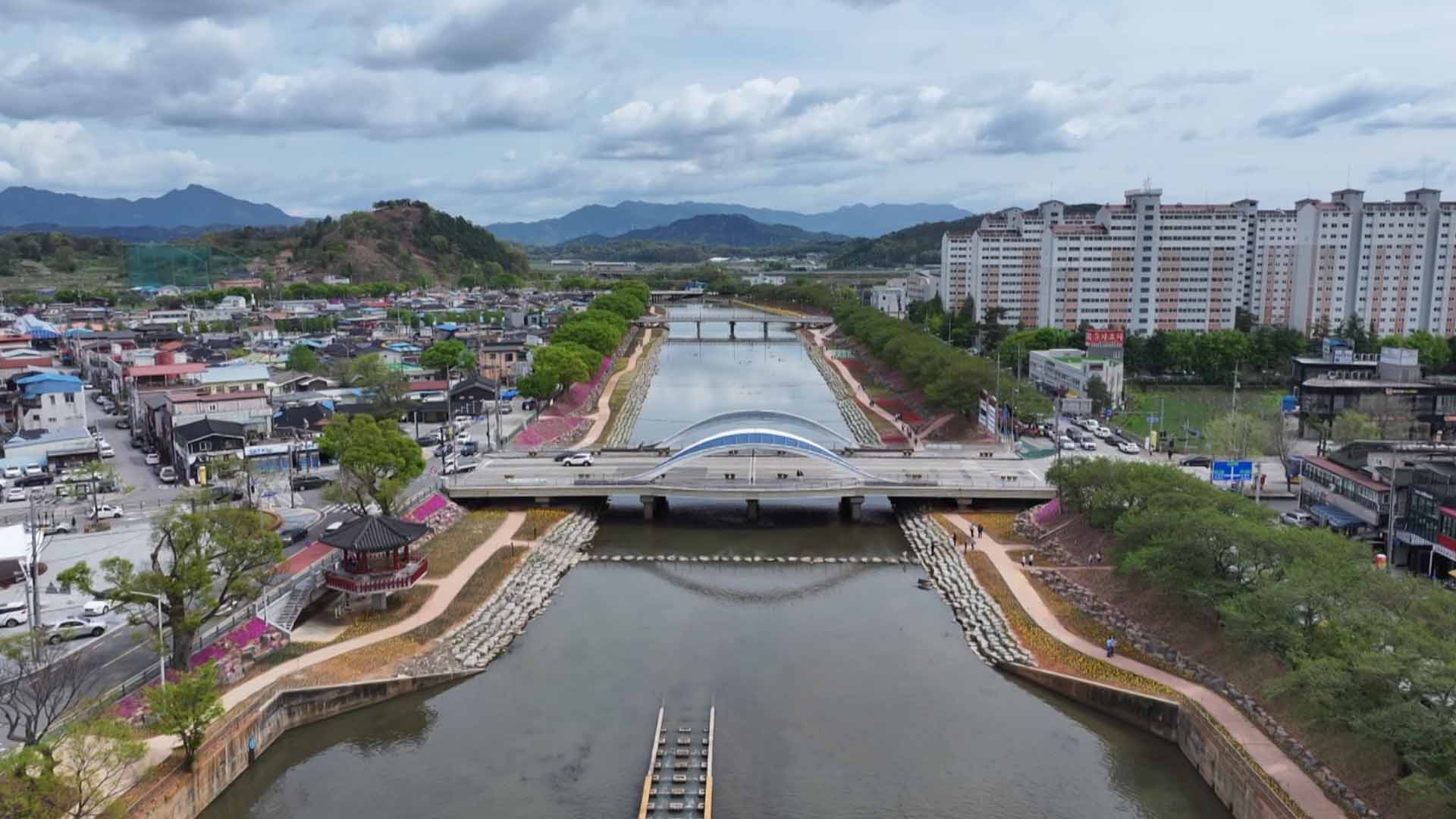 순창 경천·양지천, 사계절 꽃길 명소로 부상