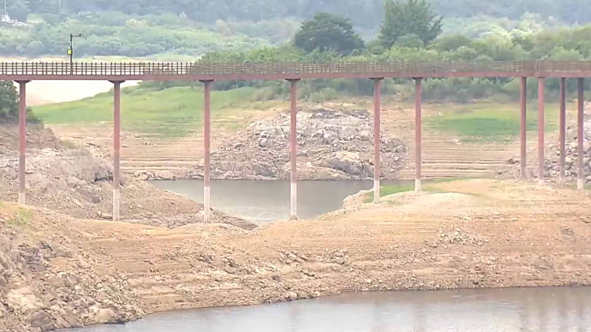 섬진강댐, 장마 후에도 저수율 낮아 농업용수 부족 우려
