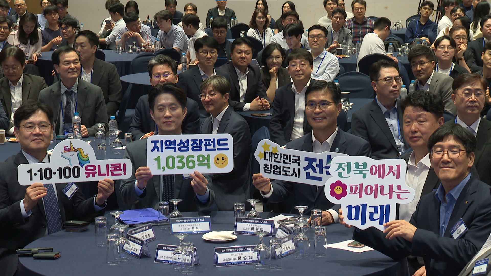 전북 1,036억 지역성장펀드 출범..80% 이상 도내 투자