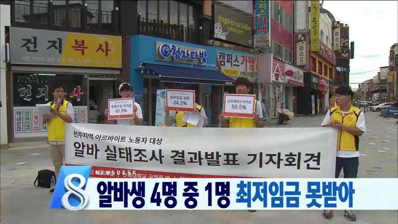 아르바이트 최저임금