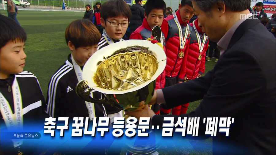 축구 꿈나무 등용문 금석배 폐막